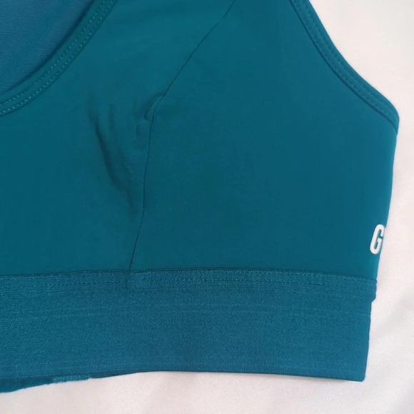 Gymshark Endurance High Support Sports Bra, Color Teal Size S - Picture 7 of 16